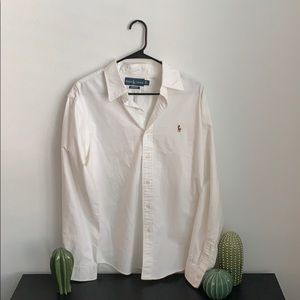 Ralph Lauren Custom Fit Mens Dress Shirt